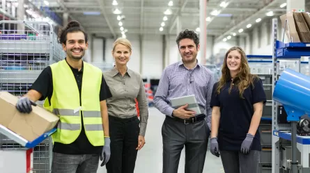Warehouse employees