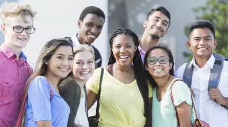 Group of young friends