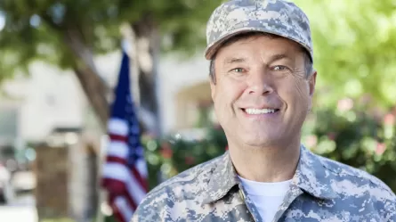 mature male veteran