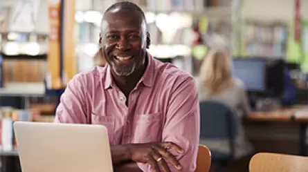 man at laptop