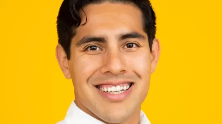photo of Bruno, who completed digital training and got hired in fulfilling IT job