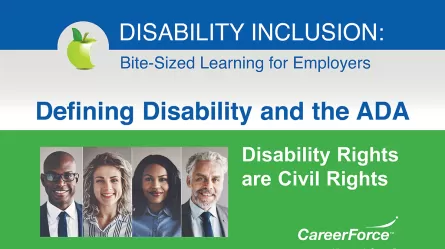 image that says Disability Inclusion and Disability Rights are Civil Rights