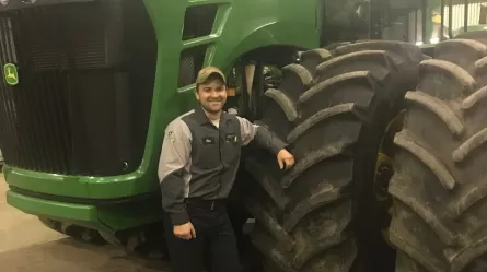 Mike successfully made transition to diesel mechanic