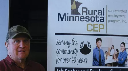 Photo of Douglas, who now has his CDL thanks to RMCEP