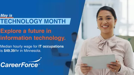 Tech Month Facebook median wage $49.39/hr in MN