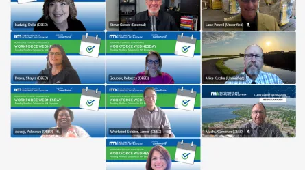 screenshot from July 2025 Workforce Wednesday Teams event
