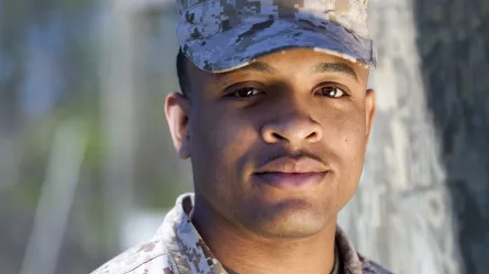 photo of person wearing military uniform