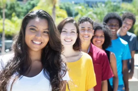 group of young people
