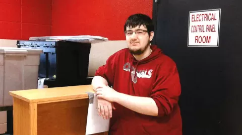 photo of Sean a success story subject