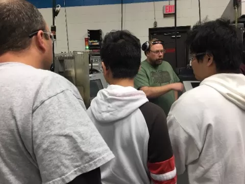 Roseville Manufacturing Day 2019 student visit