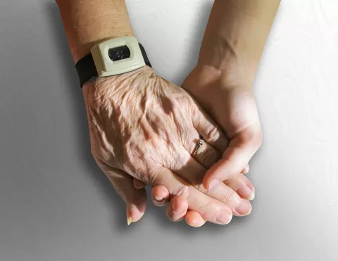 image of old and young hands