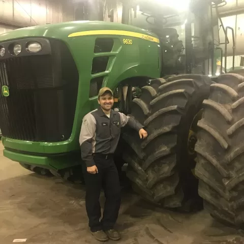 Mike successfully made transition to diesel mechanic