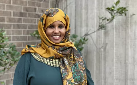 photo of Asha who works at an M Health Fairview community clinic in Minneapolis