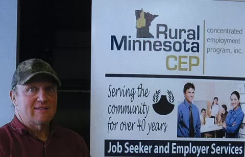 Photo of Douglas, who now has his CDL thanks to RMCEP