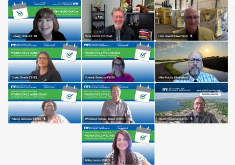 screenshot from July 2025 Workforce Wednesday Teams event
